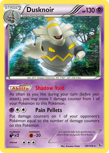 Dusknoir 40, Flashfire