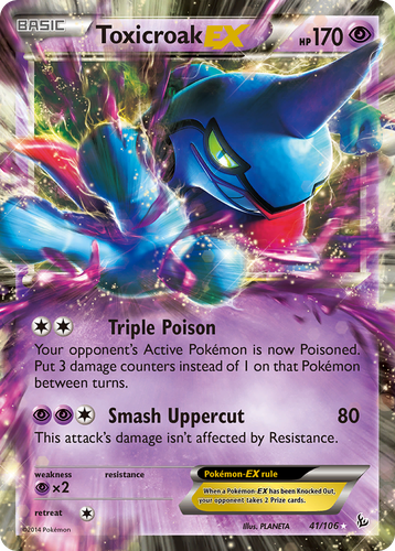 Toxicroak-EX 41, Flashfire