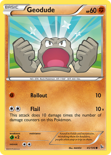 Geodude 45, Flashfire