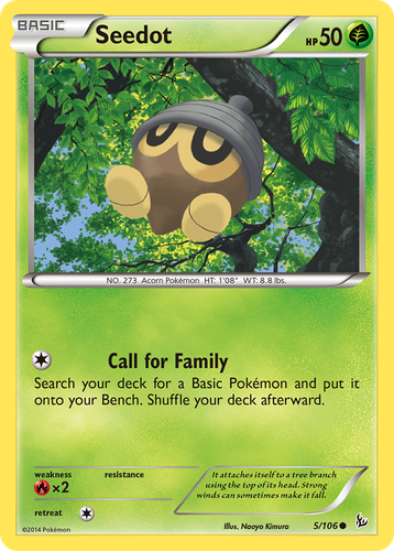 Seedot #5 from Flashfire - Common - Illustrated by Naoyo Kimura
