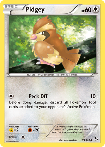 Pidgey 75, Flashfire