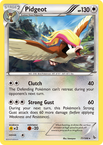 Pidgeot 77, Flashfire
