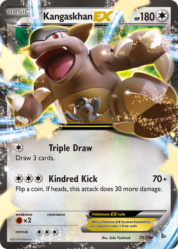 Kangaskhan-EX 78, Flashfire