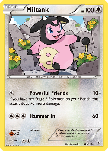 Miltank 83, Flashfire