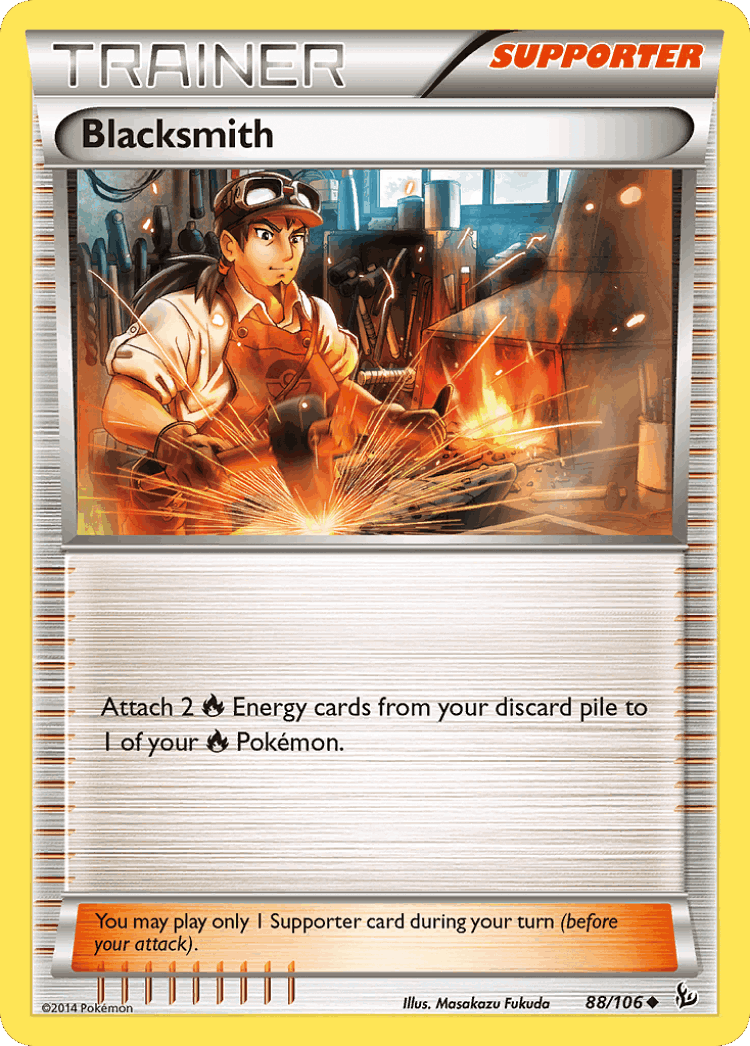 Blacksmith #88 from Flashfire - Uncommon - Illustrated by Masakazu Fukuda