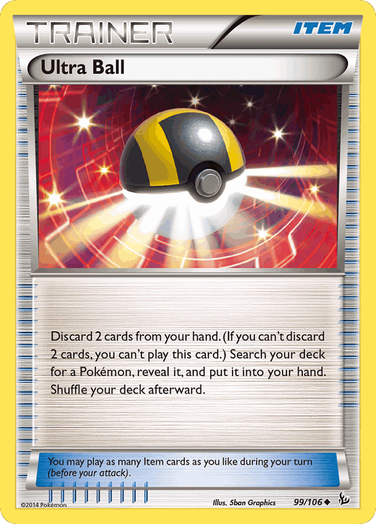 Ultra Ball #99 from Flashfire - Uncommon - Illustrated by 5ban Graphics
