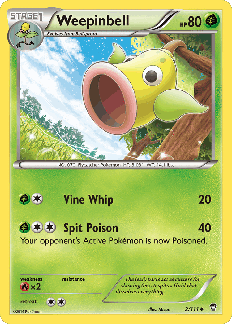 Weepinbell #2 from Furious Fists - Uncommon - Illustrated by Mizue