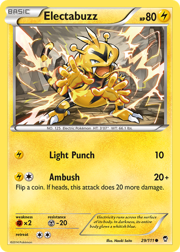 Electabuzz 29, Furious Fists