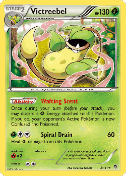 Victreebel Pokémon TCG card art