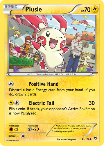 Plusle 31, Furious Fists