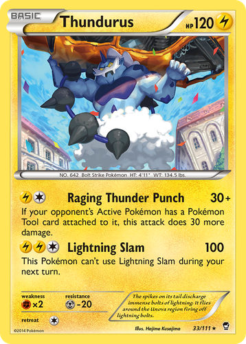 Thundurus 33, Furious Fists