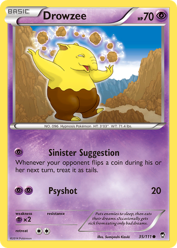 Drowzee 35, Furious Fists
