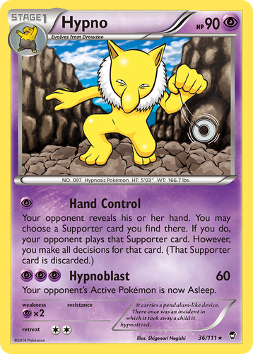 Hypno 36, Furious Fists
