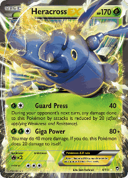 Heracross-EX Pokémon TCG card art
