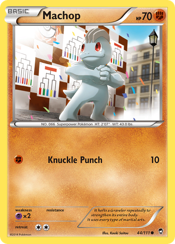 Machop 44, Furious Fists