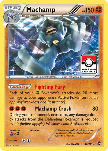 Machamp 46, Furious Fists