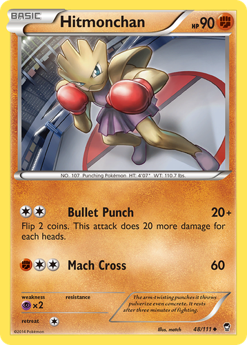 Hitmonchan 48, Furious Fists