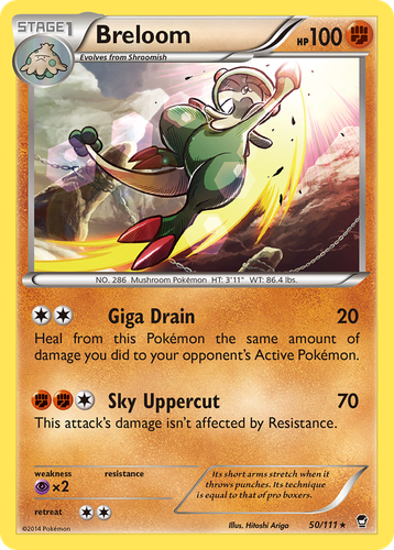 Breloom 50, Furious Fists