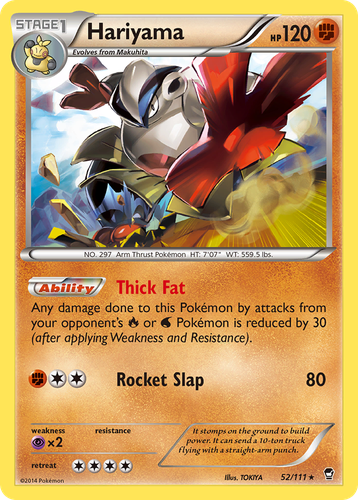 Hariyama 52, Furious Fists
