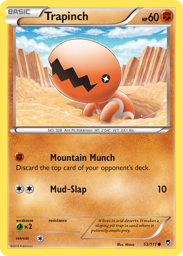 Trapinch 53, Furious Fists