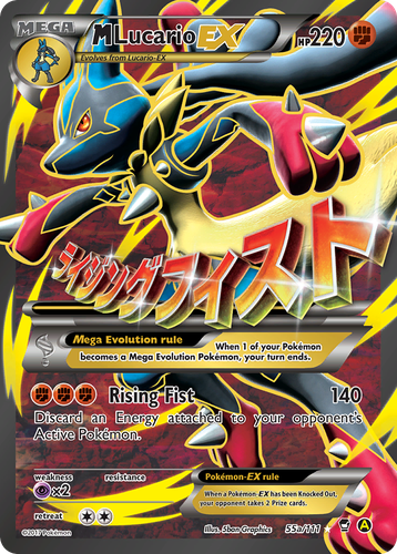 M Lucario-EX 55, Furious Fists