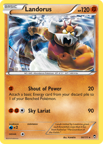 Landorus 58, Furious Fists