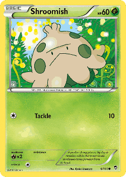 Shroomish Pokémon TCG card art