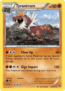 Tyrantrum 62, Furious Fists