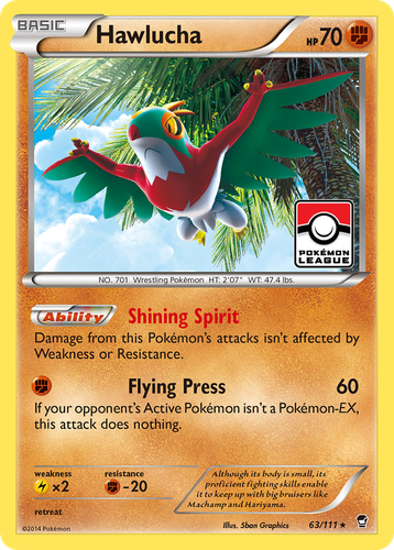 Hawlucha 63, Furious Fists