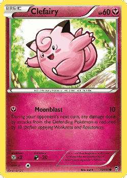Clefairy 70, Furious Fists