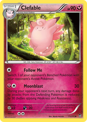 Clefable 71, Furious Fists