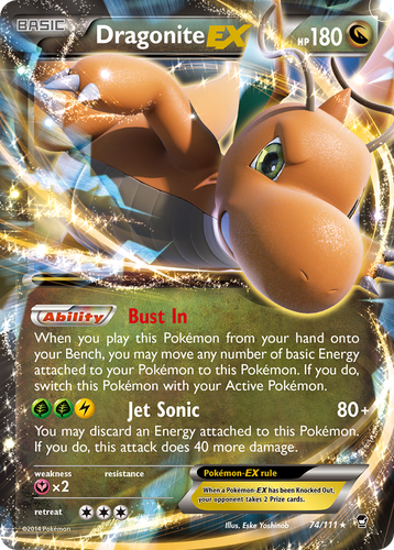 Dragonite-EX 74, Furious Fists