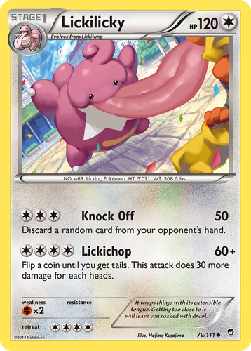 Lickilicky 79, Furious Fists