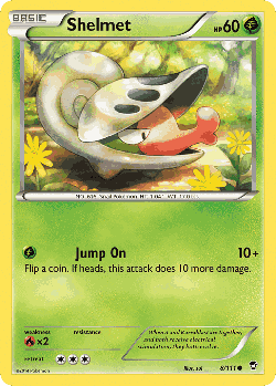 Shelmet Pokémon TCG card art