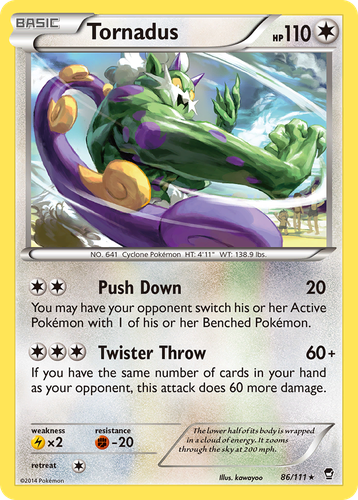 Tornadus 86, Furious Fists