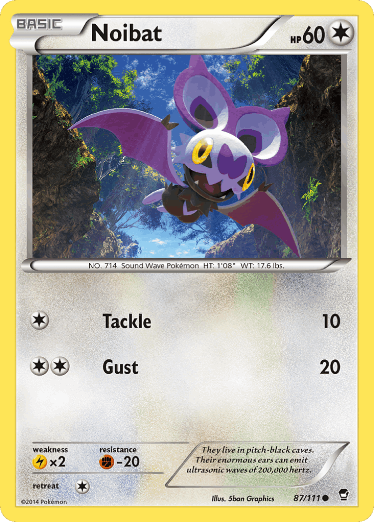 Noibat #87 from Furious Fists - Common - Illustrated by 5ban Graphics