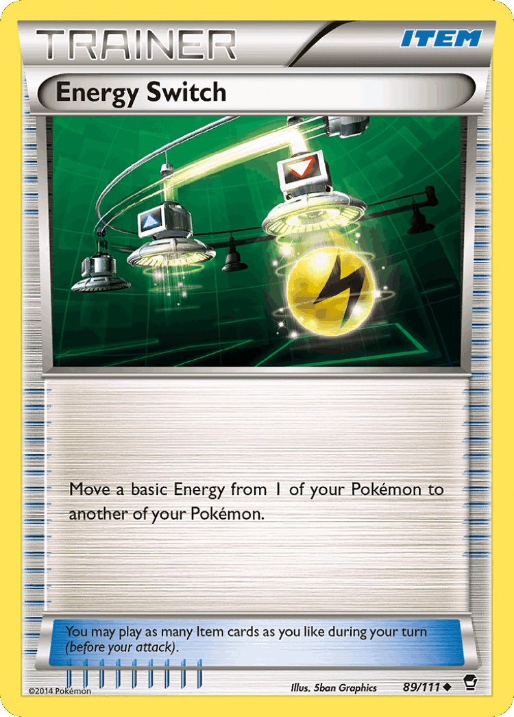Energy Switch #89 from Furious Fists - Uncommon - Illustrated by 5ban Graphics