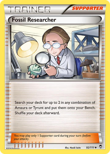 Fossil Researcher #92 from Furious Fists - Uncommon - Illustrated by Naoki Saito