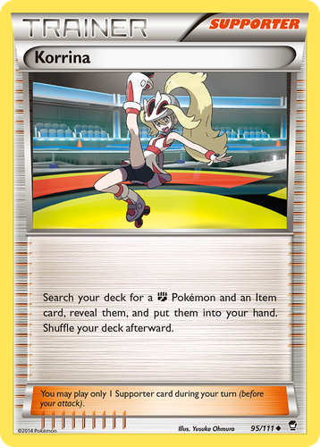 Korrina #95 from Furious Fists - Uncommon - Illustrated by Yusuke Ohmura