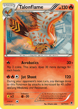 Talonflame Pokémon TCG card art