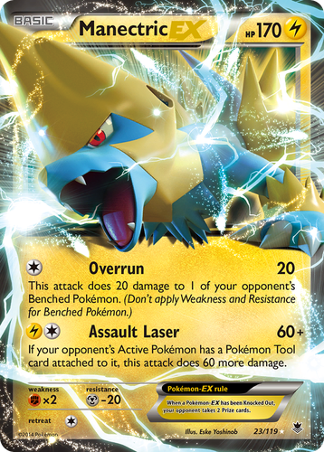 Manectric-EX Pokémon TCG card art