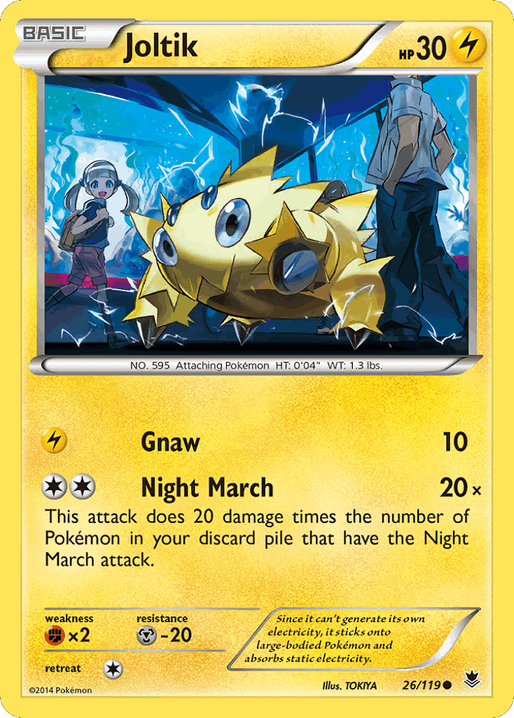 Joltik #26 from Phantom Forces - Common - Illustrated by TOKIYA