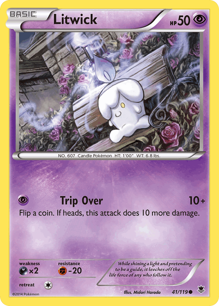 Litwick #41 from Phantom Forces - Common - Illustrated by Midori Harada