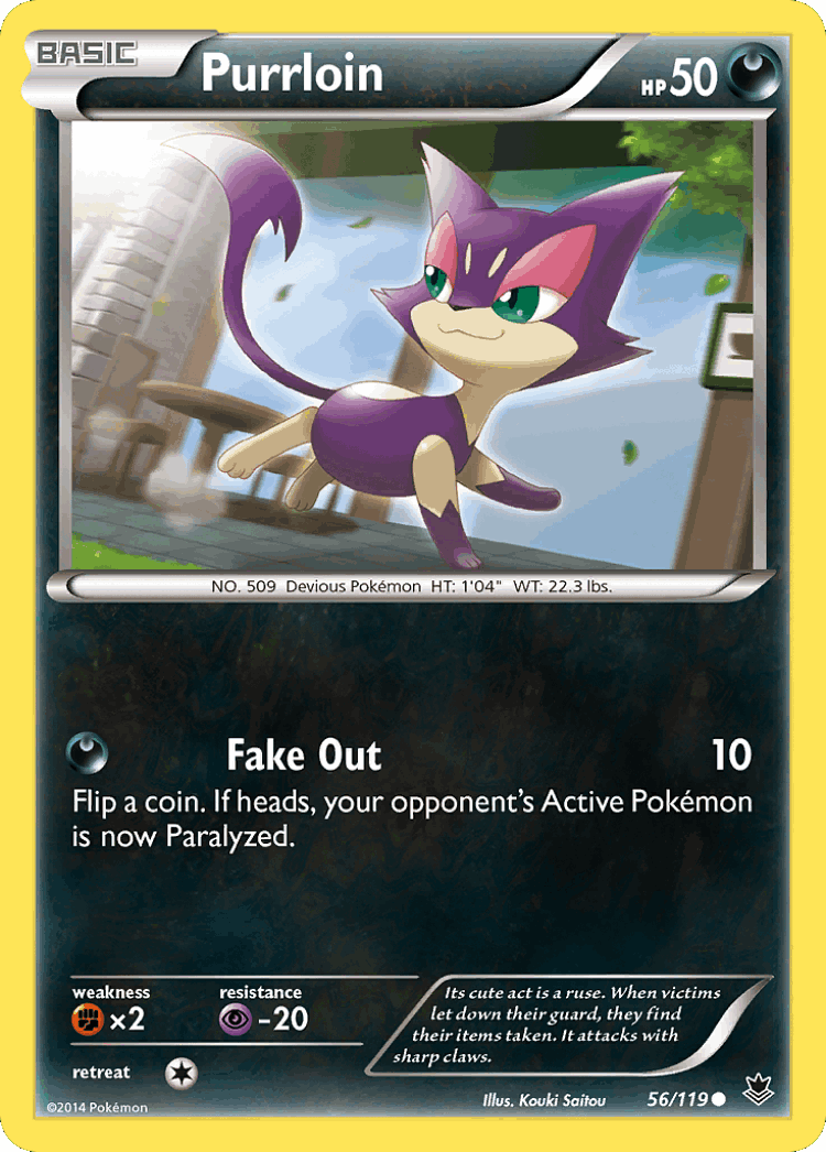 Purrloin #56 from Phantom Forces - Common - Illustrated by Kouki Saitou
