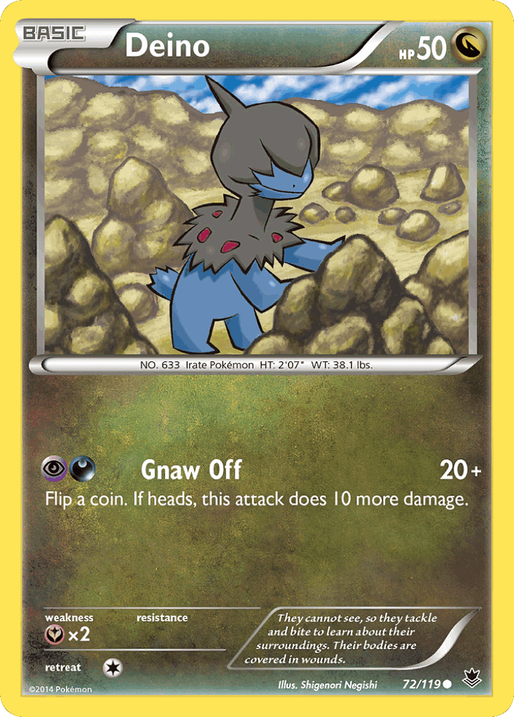 Deino #72 from Phantom Forces - Common - Illustrated by Shigenori Negishi