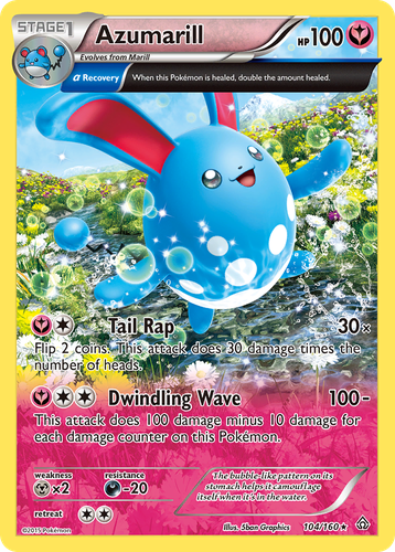 Azumarill 104, Primal Clash