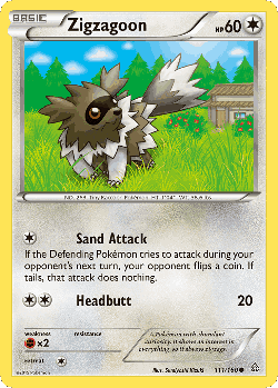 Zigzagoon 111, Primal Clash