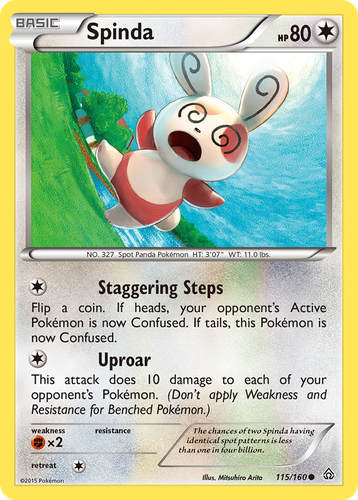 Spinda 115, Primal Clash