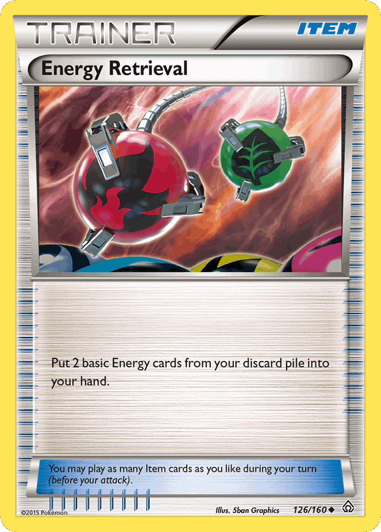 Energy Retrieval #126 from Primal Clash - Uncommon - Illustrated by 5ban Graphics