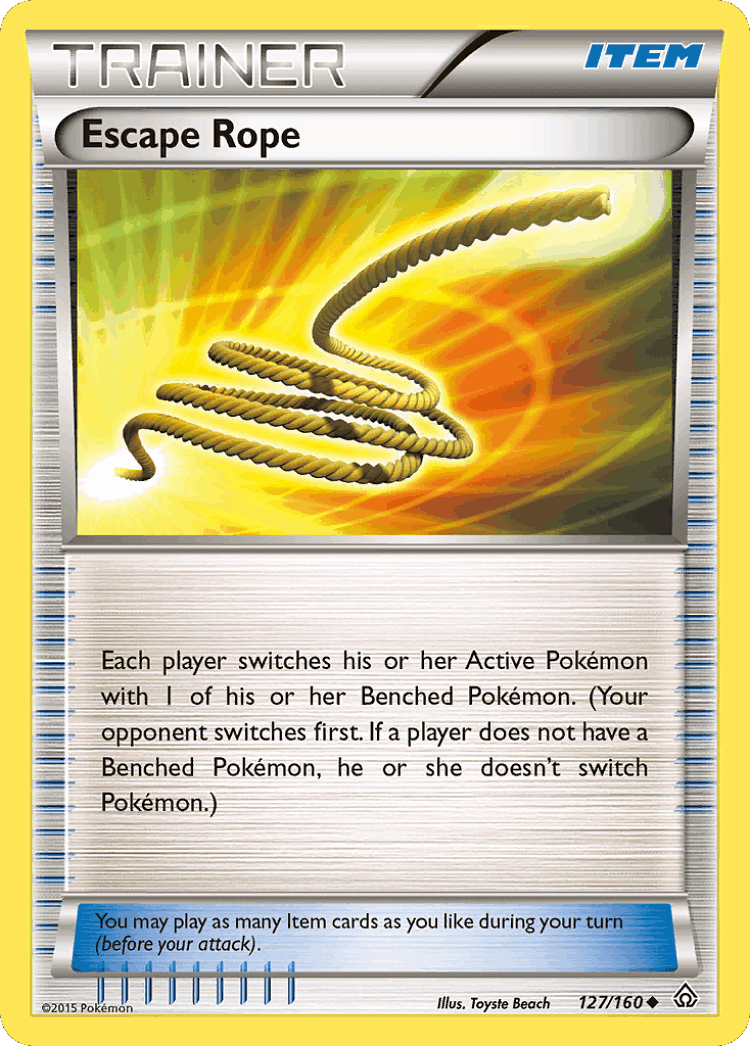 Escape Rope #127 from Primal Clash - Uncommon - Illustrated by Toyste Beach
